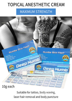 Kem ủ tê xăm hình Deep Numb Cream, Kem gây tê cho trang điểm vĩnh viễn, Kem gây tê chất lượng cao cho xăm hình trên cơ thể