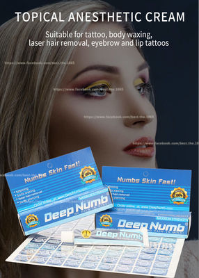Kem ủ tê xăm hình Deep Numb Cream, Kem gây tê cho trang điểm vĩnh viễn, Kem gây tê chất lượng cao cho xăm hình trên cơ thể