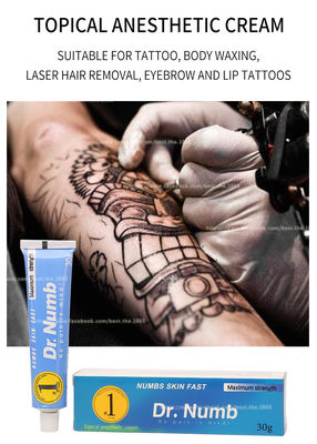 Mác vĩnh viễn kem gây mê Dr Numb môi Eyebrow Eyeyeliner Tattoo Numb Cream