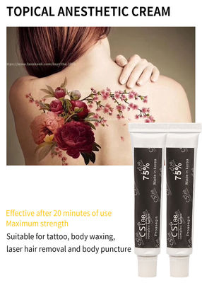 CS Lab 75% Tê Kem gây tê Xăm Kem bôi tê cho Môi Xăm lông mày Microneedling