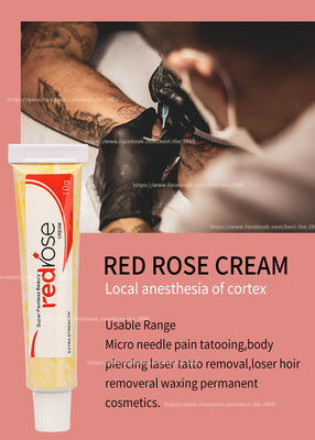 Kem tê tê Red Rose 10g Kem bôi tê Lidocain trang điểm vĩnh viễn bôi trong 20 phút tê trong 5-6 giờ