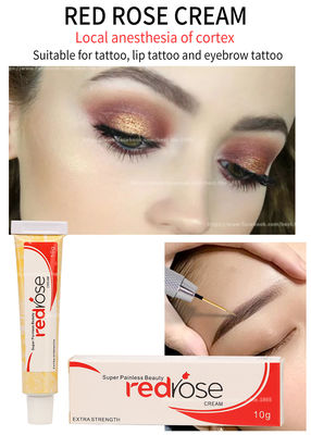 Kem tê tê Red Rose 10g Kem bôi tê Lidocain trang điểm vĩnh viễn bôi trong 20 phút tê trong 5-6 giờ