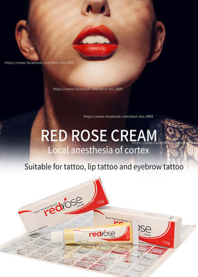 Kem tê tê Red Rose 10g Kem bôi tê Lidocain trang điểm vĩnh viễn bôi trong 20 phút tê trong 5-6 giờ