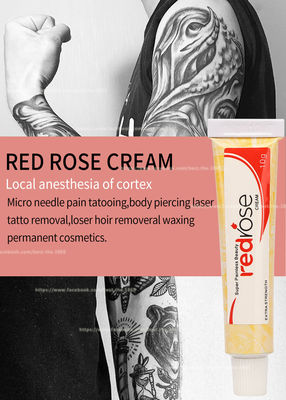 Kem tê tê Red Rose 10g Kem bôi tê Lidocain trang điểm vĩnh viễn bôi trong 20 phút tê trong 5-6 giờ