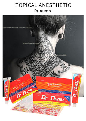 Kem gây tê Dr. Numb Tattoo Lidocaine Dùng cho Xăm Môi, Lông Mày