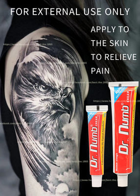 Kem gây tê Dr. Numb Tattoo Lidocaine Dùng cho Xăm Môi, Lông Mày