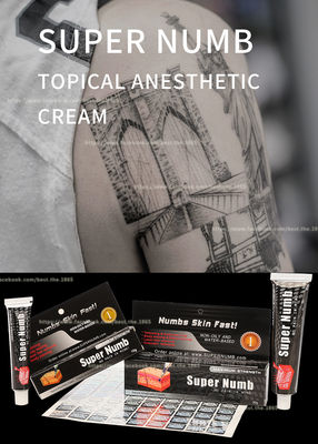 Kem ủ tê Super Numb Chất lượng tốt Dùng cho phun xăm môi, lông mày, mí mắt, chứa Lidocaine