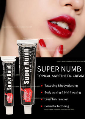 Super Numb 10g 30g Kem ngăn ngừa vết thương có màu hồng Kem bôi trong 20 phút Hiệu quả trong 3 giờ Giá bán buôn