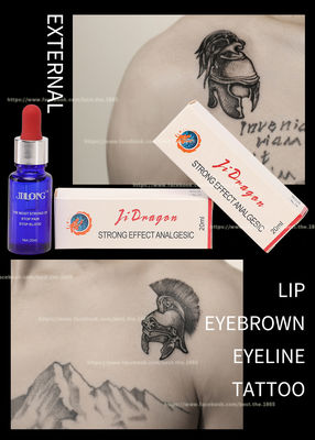 JINLONG Xăm hình xăm Thuốc mê Chất lỏng trong suốt Đóng băng Băng Pain Stop Chất lỏng 20ml