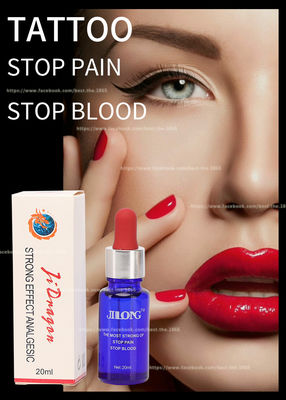 JINLONG Xăm hình xăm Thuốc mê Chất lỏng trong suốt Đóng băng Băng Pain Stop Chất lỏng 20ml