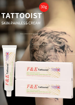30G Anesthetic Numbing Cream / F&E Tattooist Skin Pages Kem không đau kéo dài trong 3 giờ