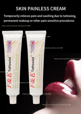 30G Anesthetic Numbing Cream / F&E Tattooist Skin Pages Kem không đau kéo dài trong 3 giờ