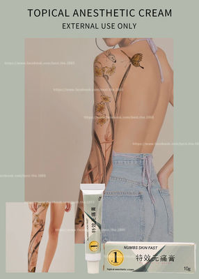 Numbs Skin Fast Dr. Tê 10g Kem trang điểm vĩnh viễn không đau Ngừng đau Hiệu quả Dùng ngoài Chỉ TKTX 10g