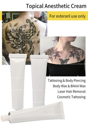 Waxing Xăm Không Đau Ống Trắng 30G Kem Gây Tê Tê Trắng 30g Lidocain Kem bôi