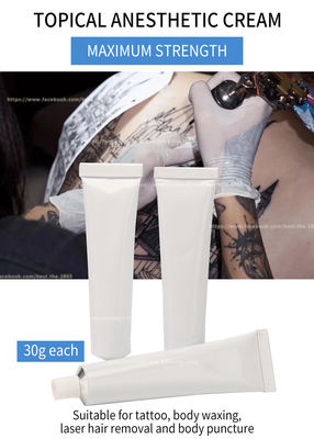 Waxing Xăm Không Đau Ống Trắng 30G Kem Gây Tê Tê Trắng 30g Lidocain Kem bôi