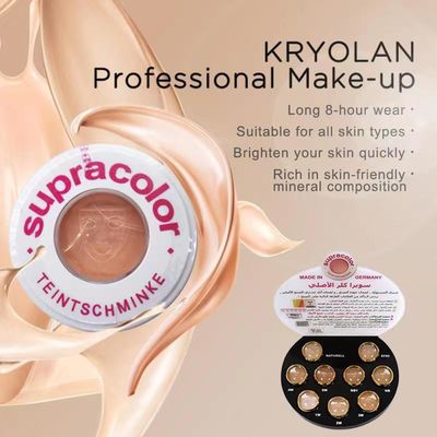Kem nền trang điểm OEM Kryolan Oil Control Supracolor Cosmetics Face Powder