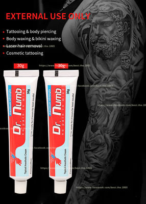 Dr Numb 30g Kem lót trang điểm vĩnh viễn Kem bôi không đau Lidocain Giá bán buôn Tag # 45 Gel 30ml TKTX TATTOOIST