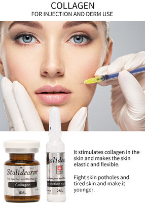 giảm nếp nhăn Tiêm huyết thanh trẻ 24mg / ml Mesotherapy Face Collagen Injection