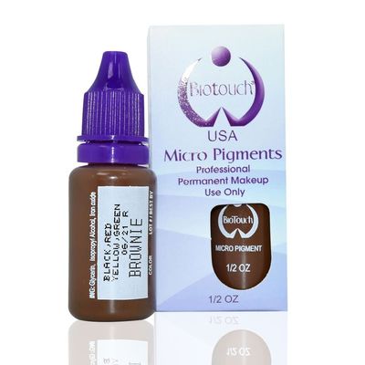 Biotouch 15ml Bột màu tinh khiết Microblading Trang điểm vĩnh viễn Sắc tố mực xăm