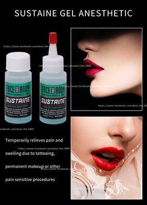 Gel bôi trơn ban đầu Bền vững màu xanh lá cây ổn định chống dị ứng Gel màu xanh lam xăm hình xăm