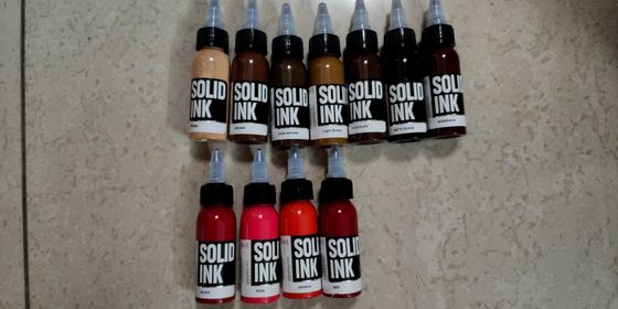 Màu tự nhiên Màu trang điểm vĩnh viễn 30ML Mực rắn 60ML Mực Tatttoo