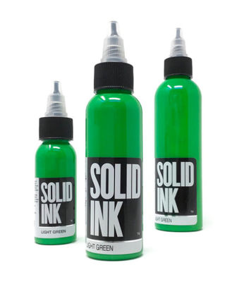 Màu xanh lá cây Micro Solid Ink Tattoo Pigment 30ML 60ML 120ML 260ML