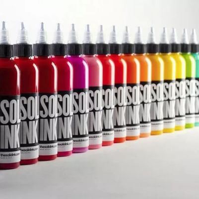 Màu sắc không độc hại Bột màu hình xăm rắn 30ML 60ML với Glycerin