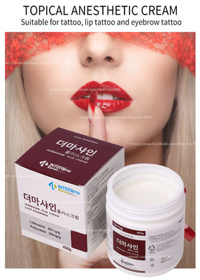450G Kem bôi Lidocain / Kem bôi tê cho khuôn mặt Hình xăm Microneedling Trang điểm vĩnh viễn
