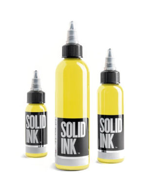 120ML 260ML Bright Yellow Tattoo Ink Non Toxic Organic Tattoo Pigment