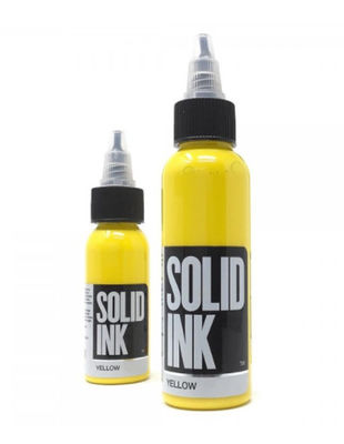 120ML 260ML Bright Yellow Tattoo Ink Non Toxic Organic Tattoo Pigment