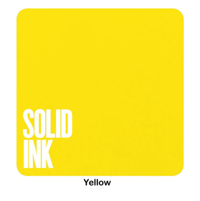 120ML 260ML Bright Yellow Tattoo Ink Non Toxic Organic Tattoo Pigment