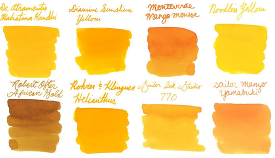 120ML 260ML Bright Yellow Tattoo Ink Non Toxic Organic Tattoo Pigment