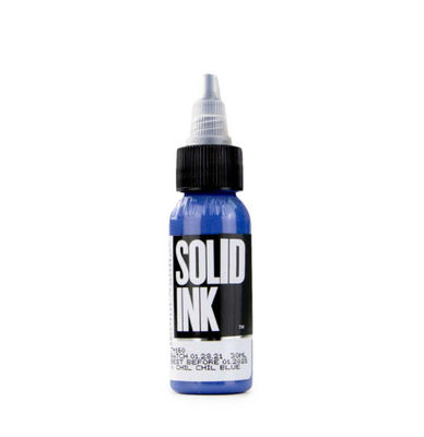Mực xăm màu xanh sống động (Solid Blue Vibrant Tattoo Ink) miễn phí 30ml 60ml 120ml 260ml