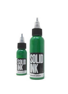 30ML 60ML Airbrush Mực rắn Mực hình xăm Trung bình Màu xanh lá cây nguyên chất Vật liệu thực vật