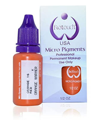 Biotouch MicrGel polishgment Sắc tố da cam Màu trang điểm vĩnh viễn Nguồn cung cấp Microblading cho lông mày Vi sắc tố tạo bóng