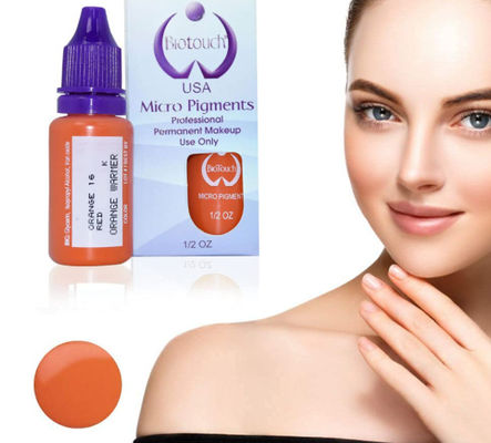 Biotouch MicrGel polishgment Sắc tố da cam Màu trang điểm vĩnh viễn Nguồn cung cấp Microblading cho lông mày Vi sắc tố tạo bóng