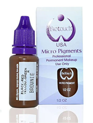 Biotouch Micro Pigment Brownie Pigment Màu Trang điểm vĩnh viễn Nguồn cung cấp Microblading cho lông mày Vi sắc tố tạo bóng