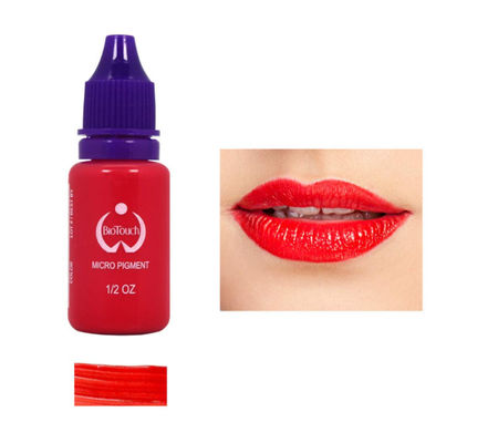 Biotouch Micro Pigment Sắc tố đỏ Màu Trang điểm vĩnh viễn Nguồn cung cấp Microblading tạo bóng lông mày Vi sắc tố