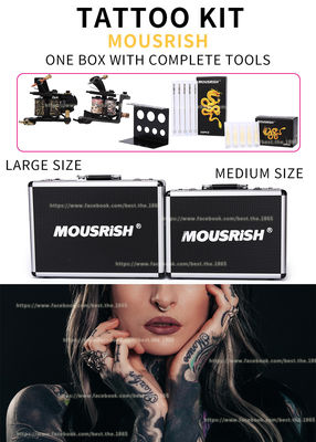 Bộ hình xăm MOUSRISH Một hộp với đầy đủ các công cụ Kích thước trung bình và kích thước lớn