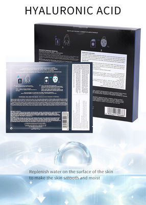 Chất liệu tinh khiết Mặt nạ dưỡng ẩm cho da mặt 7 miếng Hyaluronic Acid cho da căng