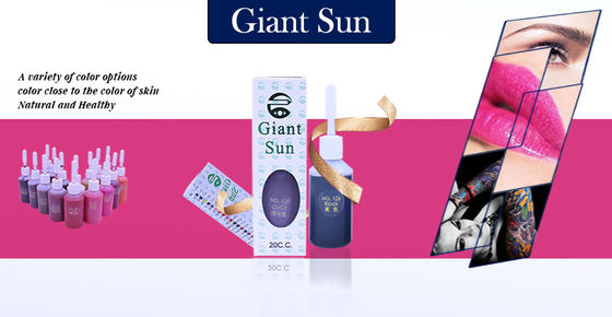 SGS Bột màu trang điểm bán vĩnh viễn Mực xăm gốc 20ml cho hình xăm lông mày